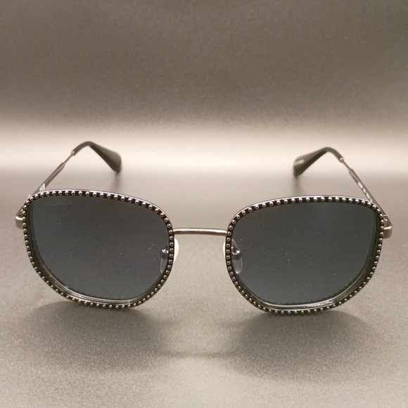 Max & Co. Black Sunglasses with Orange Pouch - Picture 2 of 2